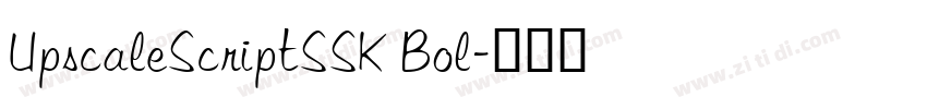 UpscaleScriptSSK Bol字体转换